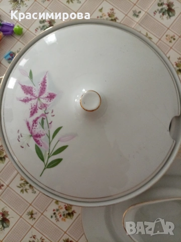 Супник, плато, сосиера, снимка 4 - Сервизи - 53780482