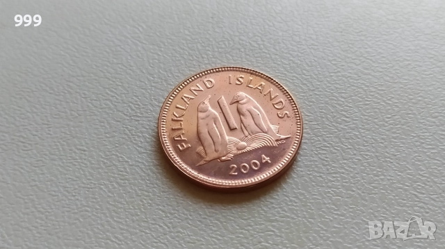 1 пени 2004, 2 пенса 2004 Фолкландски острови * 2 цента 1979 Кирибати, снимка 2 - Нумизматика и бонистика - 41451238