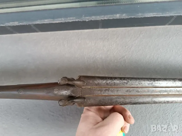 Щифтова пушка двуцевка , снимка 7 - Антикварни и старинни предмети - 49529233