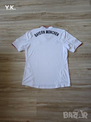 Оригинална мъжка тениска Adidas Climacool x F.C. Bayern Munchen / Season 10-12 (Away), снимка 3 - Тениски - 41262108