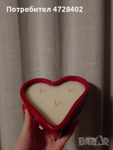 Соева свещ ❤️с аромат "Сандалово дърво и черен Пипер&Маршмелоу, 300 грама чист соев восък 🤌🏻 , снимка 2 - Декорация за дома - 53357789