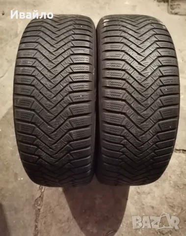 Продавам 2 броя зимни гуми 195.55.16 на 1 сезон дот 2021 Hankook 