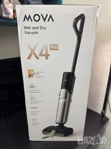 Прахосмукачка за сухо и мокро почистване Mova X4 Pro, снимка 8 - Прахосмукачки - 56035072
