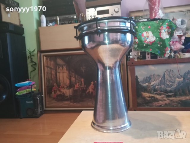 ИНОКСОВА ТАРАМБУКА 40Х25СМ 2402221226, снимка 6 - Ударни инструменти - 35901085