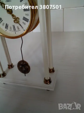 Красив чешки часовник, снимка 3 - Антикварни и старинни предмети - 49728510