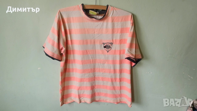 Оригинална тениска Quiksilver 80s t-shirt surf snowboard skate skateboard Large 