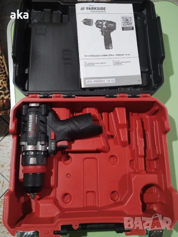 12v.акумулаторна ударна бормашина PSBSAP 12A1 PARKSIDE PERFORMANCE 5Г.ГАРАНЦИЯ , снимка 7 - Бормашини - 52842812