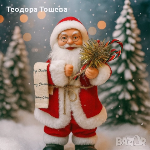 Дядо Коледа 30см , снимка 2 - Декорация за дома - 52801040