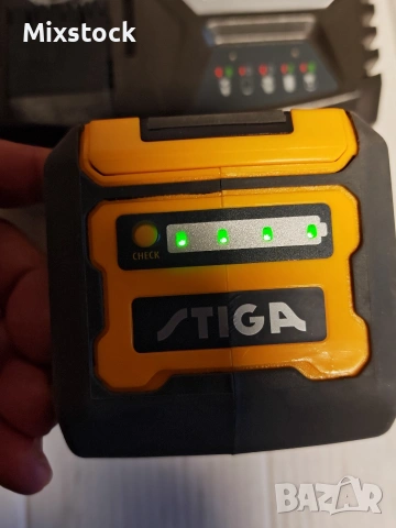 Батерия STIGA SBT 5048 AE 5 амперчаса  (48V) + Бързо зарядно устройство, снимка 2 - Други инструменти - 53506308