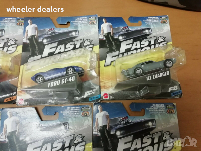Метални колички Mattel Fast & Furious в мащаб 1:50, снимка 4 - Коли, камиони, мотори, писти - 36154737
