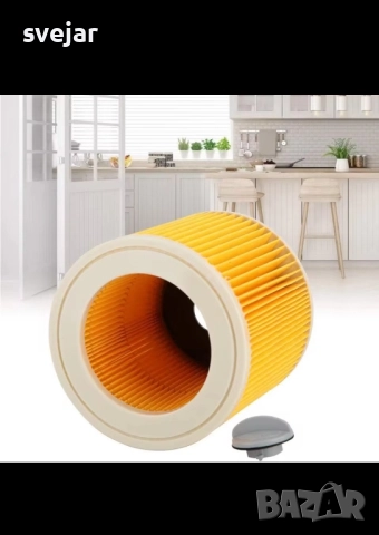 Хепа филтър части за керхер karcher WD 2, WD 3, MV 2,MV 3, A 1000 A 2, снимка 3 - Прахосмукачки - 52084614
