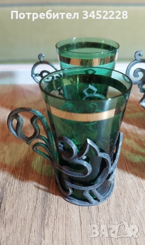 чашки с подстакани Русия за ценители 6 броя , снимка 2 - Антикварни и старинни предмети - 50833934