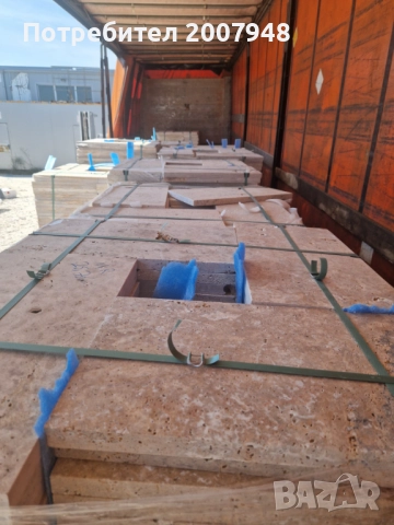 Травертин 3 см/61/33 - 55 лв. м2 с ддс