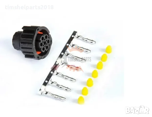 Универсална Букса за стоп AMP RK 1.5 (цокъл + гайка + клеми + уплътнения) - Женско