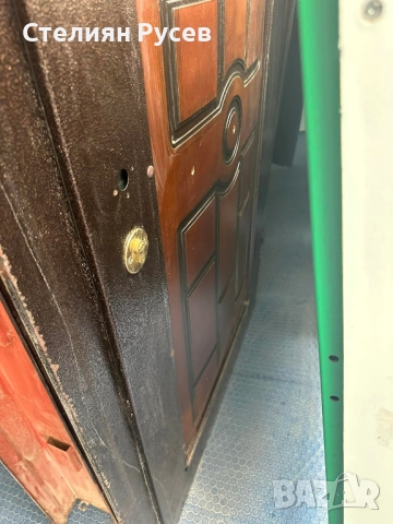 0126 НОВА кави kavi метална входна врата 85/191 см - цена 349 лв или 178,44 евро   леко надуто има п, снимка 4 - Входни врати - 51974967