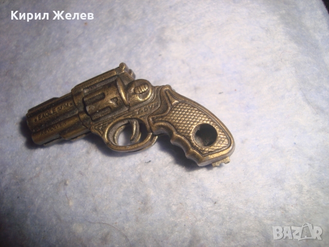 СТАРО МИНИ ПИСТОЛЕТЧЕ ИГРАЧКА МЕСИНГ 22696, снимка 6 - Колекции - 36107174