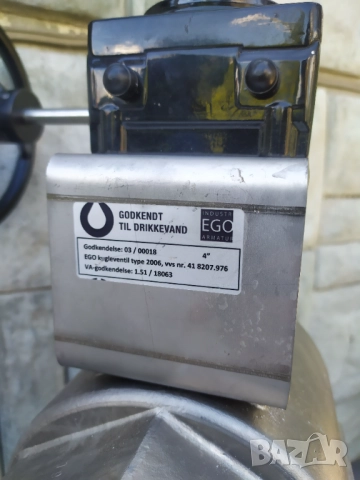 Голям неръждаем кран 4" , снимка 9 - Други машини и части - 52948241