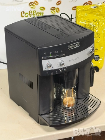 Кафемашина кафе автомат delonghi magnifica с гаранция, снимка 6 - Кафемашини - 52754678