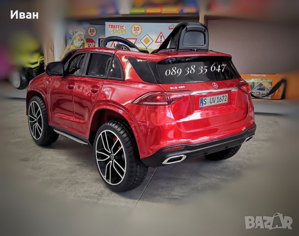 ПРОМОЦИЯ ДО 30.04!НОВО!Акумулаторен джип MERCEDES GLE 450 с EVA гуми,12V,кожена седалка, снимка 6 - Детски велосипеди, триколки и коли - 41326534