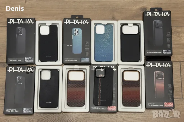 Карбонови Кейсове Pitaka за iPhone и iPad., снимка 2 - Калъфи, кейсове - 55754033