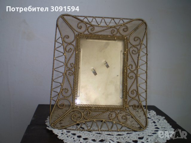 Настолна рамка за снимка филигран, снимка 1 - Други ценни предмети - 41376731