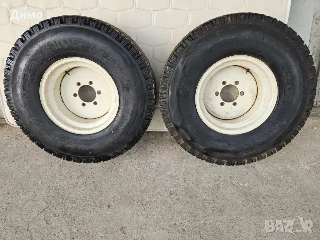 2 гуми Bridgestone AG Mower M40B 315/80D16 с джанти