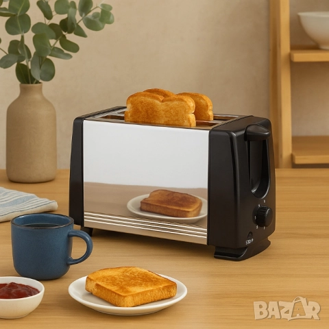 Тостер за 2 филии Termomax, 650W, метален