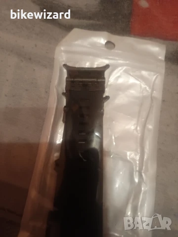 Силиконова каишка Съвместима за Samsung Galaxy Watch Ultra Bands 47mm черна НОВА, снимка 3 - Каишки за часовници - 50824617