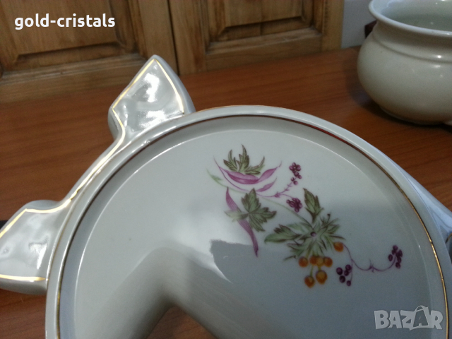 Стар български порцелан бъклица , снимка 2 - Антикварни и старинни предмети - 36173749