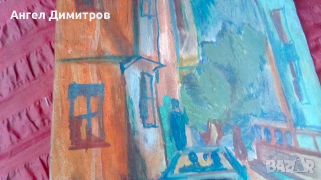 Ангел Ботев картина смесена техника , снимка 4 - Картини - 41359723