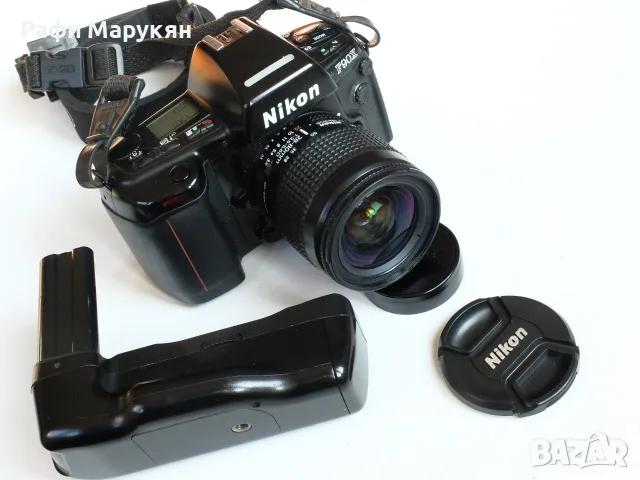 ВИСОК КЛАС филмов "NIKON F-90X" с грип за батерии, снимка 4 - Фотоапарати - 55984586