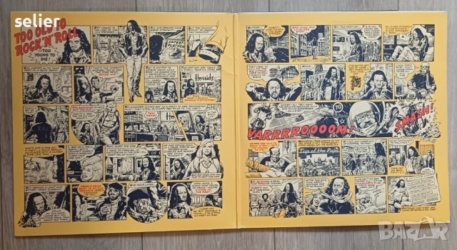 Jethro Tull ‎– Too Old To Rock 'N' Roll: Too Young To Die! Издание 🇬🇧 UK 1976г-Първа преса Плочата, снимка 3 - Грамофонни плочи - 52214201