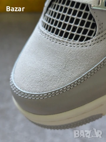 100% оригинални Jordan 4 Metallic Silver Размер 40 Номер Сребристи Сиви , снимка 6 - Маратонки - 51009067