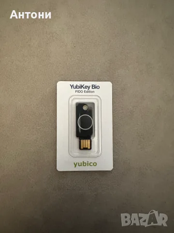 Yubico YubiKey Bio FIDO Edition USB-A - нов, запечатан блистер, снимка 2 - Друга електроника - 56053672