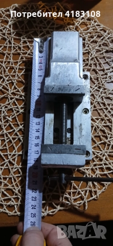 Професионално прецизно менгеме от лят алуминий , снимка 6 - Менгемета - 52474940