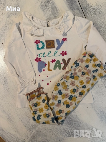 Бебешки комплект клинче Zara+ блузка CikOBy