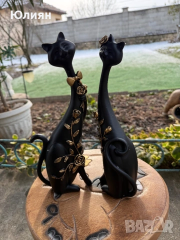 Котки 2 броя комплект, снимка 13 - Декорация за дома - 53149843