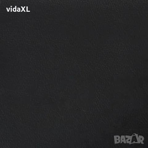 vidaXL Комплект дивани от 2 части с възглавници черен изкуствена кожа, снимка 6 - Дивани и мека мебел - 56146687
