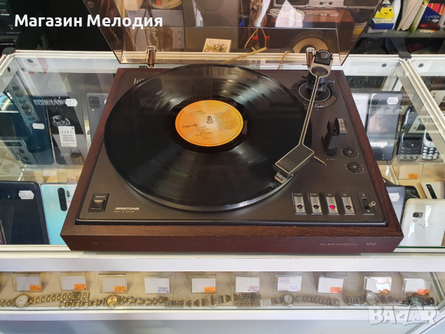 💽📻📀🎶 Грамофон Aristona Electronic 1222 В отлично техническо и визуално състояние., снимка 2 - Грамофони - 44774872