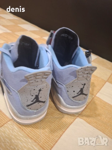 Jordan 4 Retro 'University Blue', снимка 3 - Маратонки - 53513195