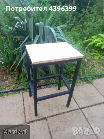  четири бар стола с бар маса и един бар стол подарък, снимка 10 - Столове - 50741332