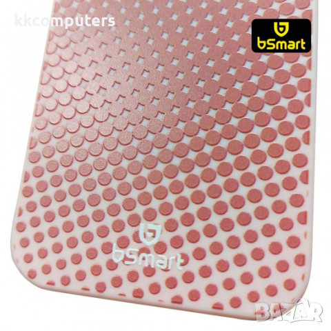 Силиконов калъф гръб кейс bSmart Premium - iPhone 11 (6.1), Бледорозов, снимка 2 - Калъфи, кейсове - 36503123