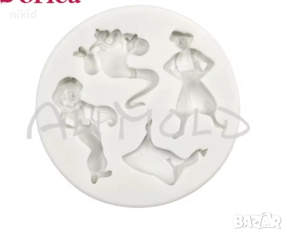 Аладин и вълшебната лампа Жасмин силиконов молд форма фондан шоколад , снимка 4 - Форми - 51459331