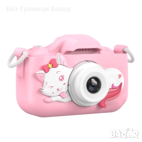 Нова Мини детска дигитална камера 1080P със слот за карта и игри Фотоапарат деца, снимка 4 - Други - 51619272