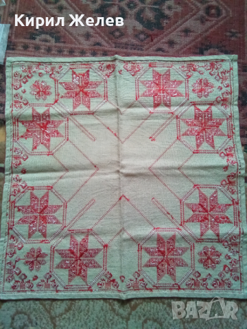 Каре бродирано 44094, снимка 3 - Колекции - 44601777