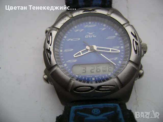 Продавам 4 кварцови и 1 механичен часовник Guess,Regent,Swatch,Gul, снимка 10 - Мъжки - 49652257