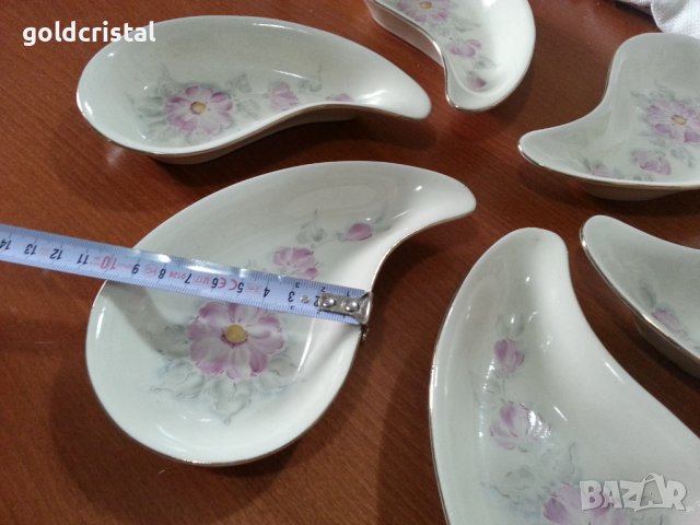 Стар български порцелан чинии Изида , снимка 4 - Антикварни и старинни предмети - 41500480