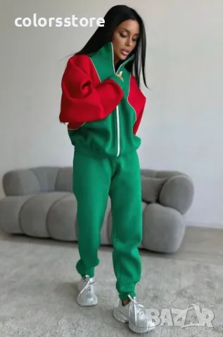 Дамски комплект Greeny red, снимка 3 - Спортни екипи - 47776419