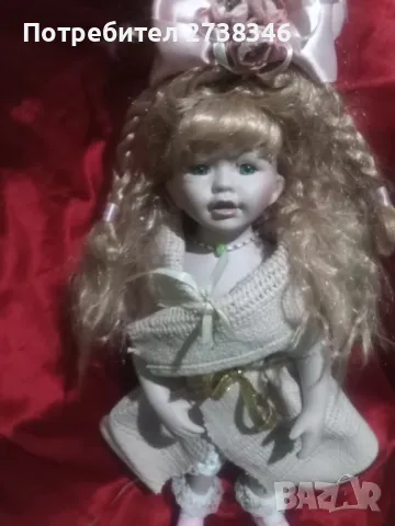 Старинна порцеланова кукла със стойка , снимка 9 - Кукли - 49335234