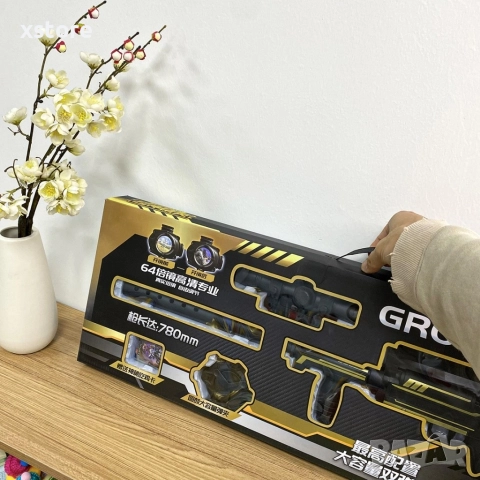 Играчка пушка с дълго дуло със заглушител , снимка 6 - Други - 52796339